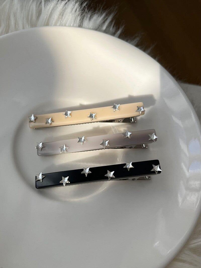 スワール キュービック スター ヘアピン Hair younglong-seoul
