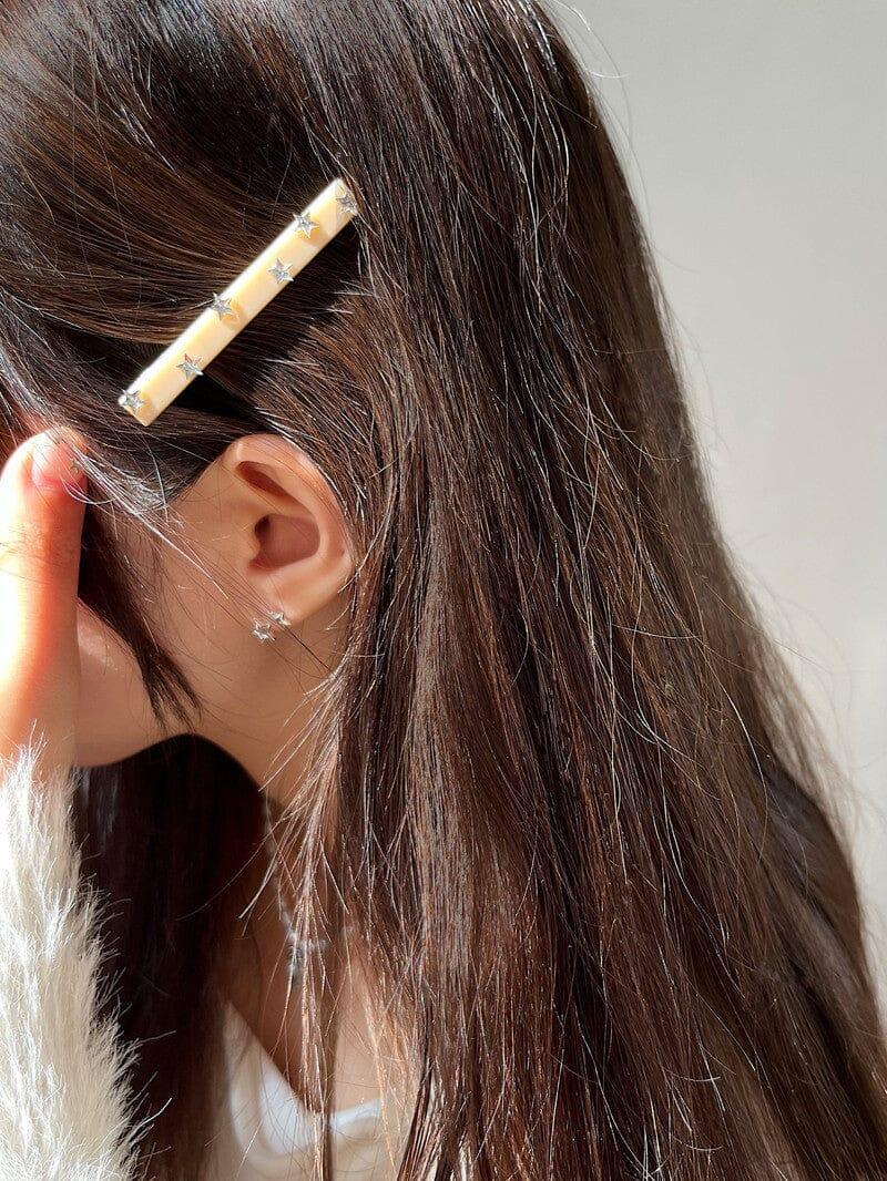 スワール キュービック スター ヘアピン Hair younglong-seoul