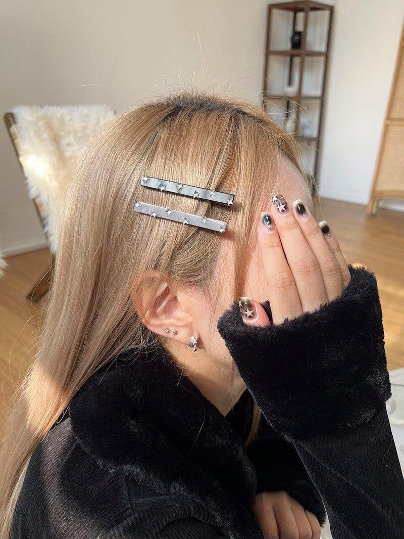 スワール キュービック スター ヘアピン Hair younglong-seoul