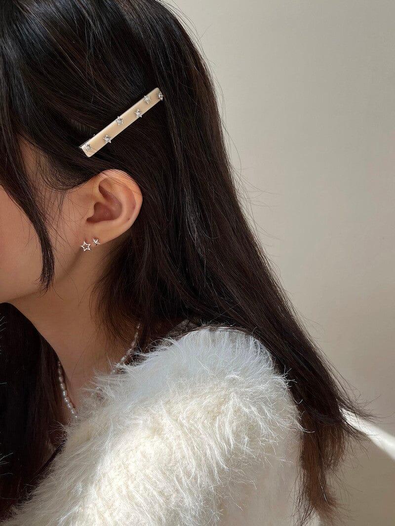 スワール キュービック スター ヘアピン Hair younglong-seoul