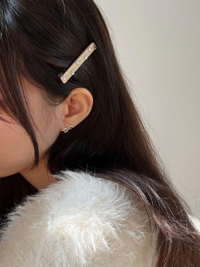 スワール キュービック スター ヘアピン Hair younglong-seoul