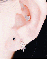 Three layer ピアッシング Piercing anything else