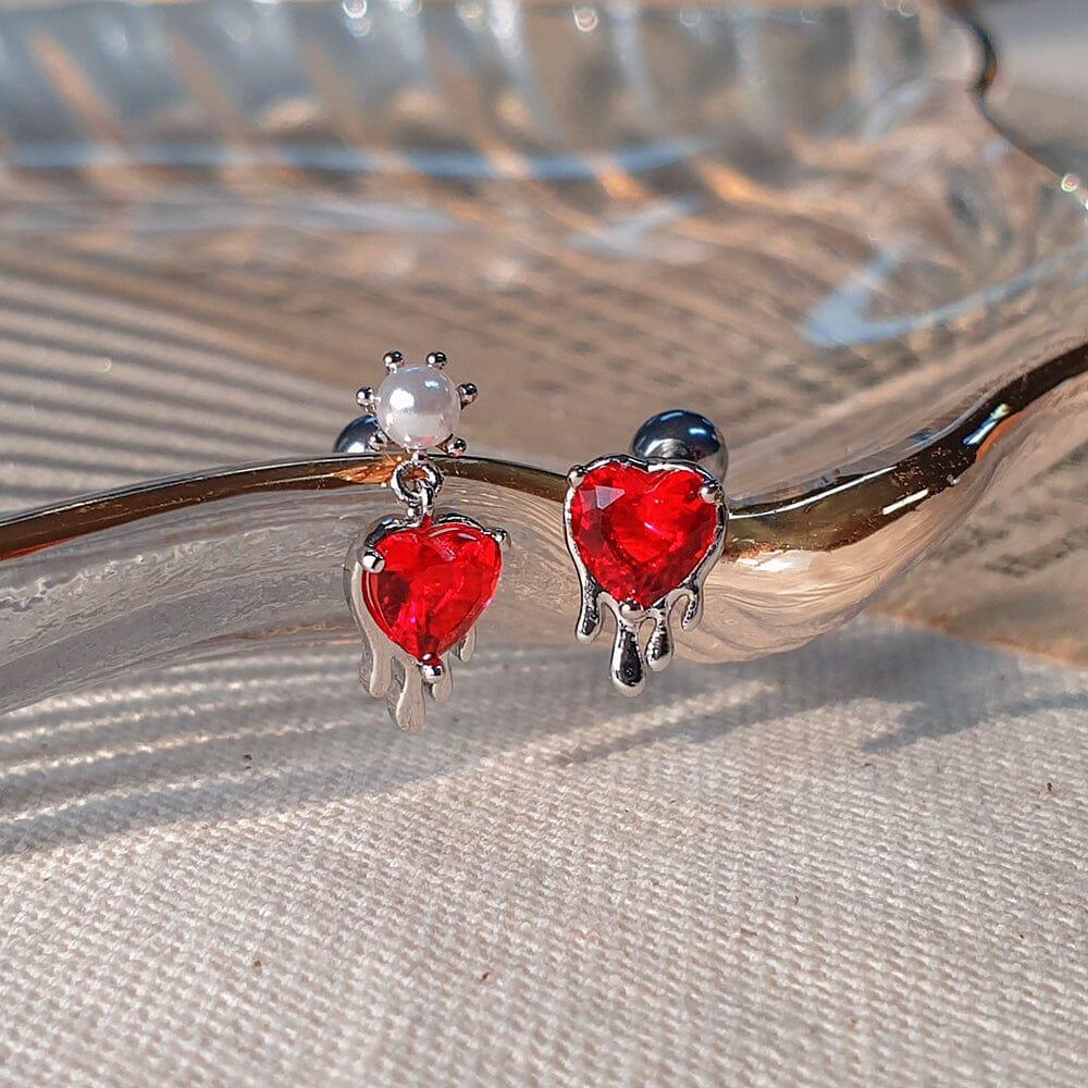 とろけるレッドハートピアッシング Piercing SET ME UP♡