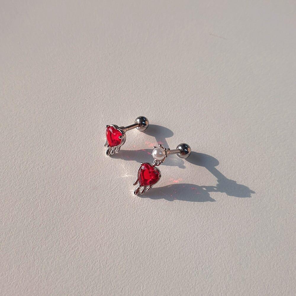 とろけるレッドハートピアッシング Piercing SET ME UP♡