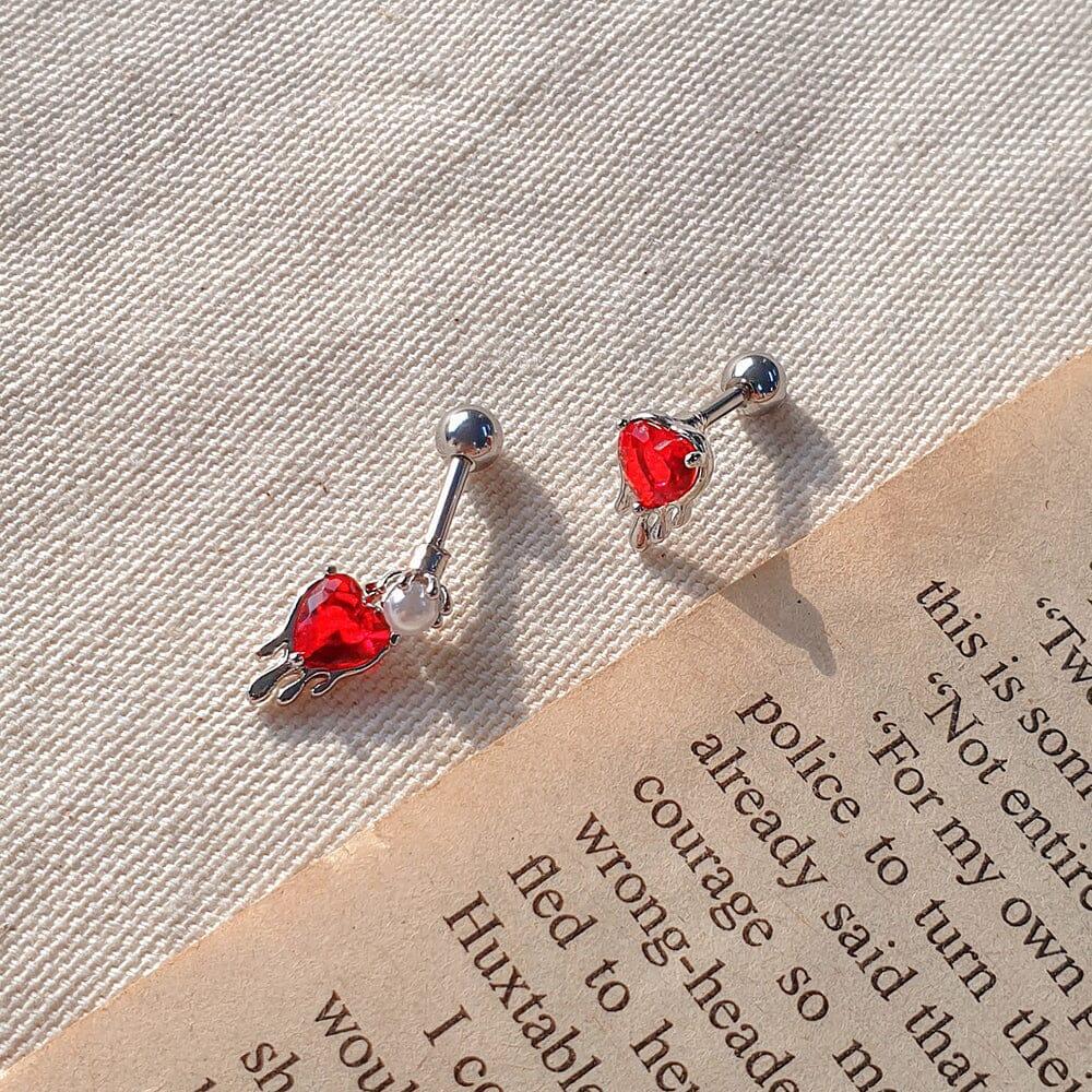 とろけるレッドハートピアッシング Piercing SET ME UP♡