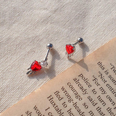 とろけるレッドハートピアッシング Piercing SET ME UP♡