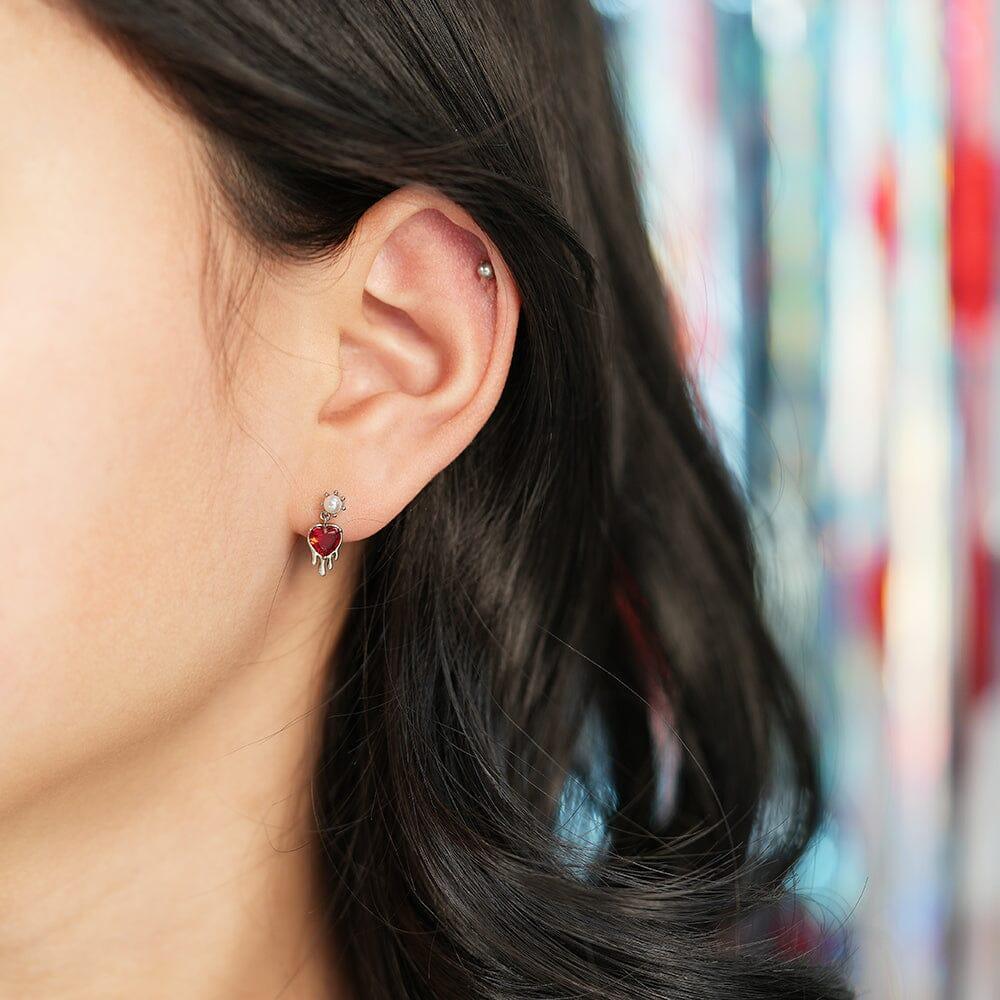 とろけるレッドハートピアッシング Piercing SET ME UP♡