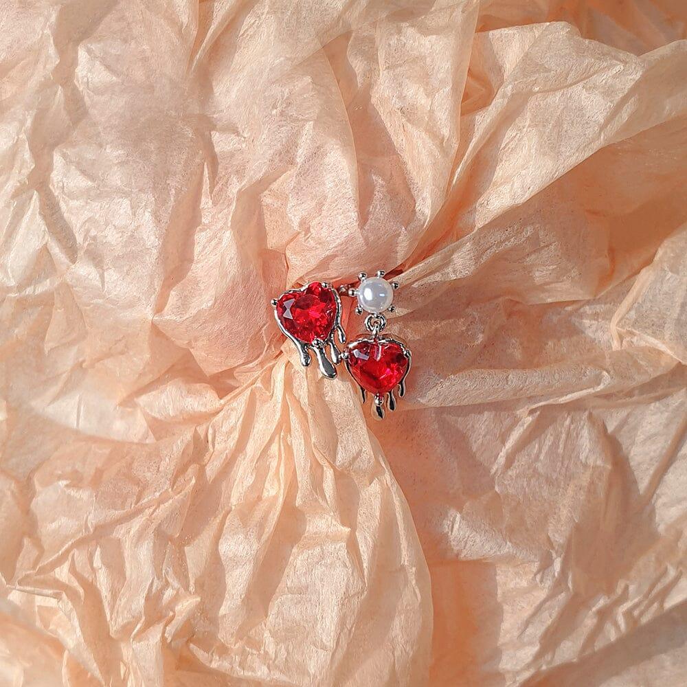 とろけるレッドハートピアッシング Piercing SET ME UP♡