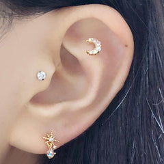 トゥインクル・ムーン・ピアッシング Piercing bling moon