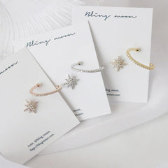 ツーウェイ トゥイン ピアス イヤーカフ Earrings bling moon