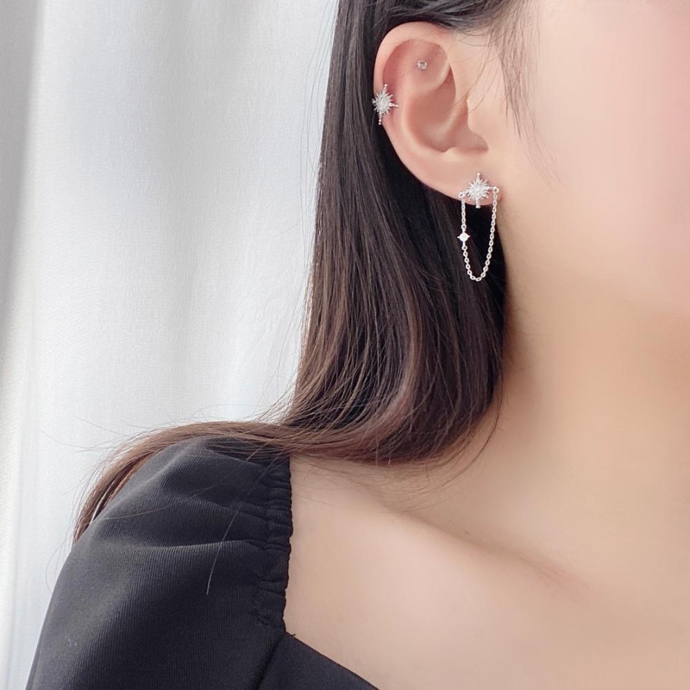 Twinkle ピアス&イヤーカフ SET Earcuffs bling moon