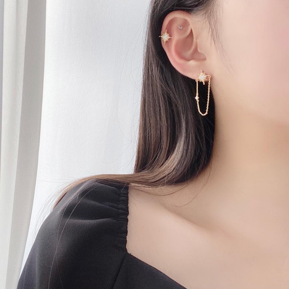 Twinkle ピアス&イヤーカフ SET Earcuffs bling moon