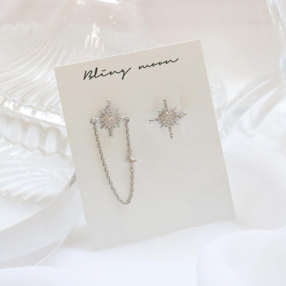 Twinkle ピアス&イヤーカフ SET Earcuffs bling moon
