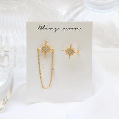 Twinkle ピアス&イヤーカフ SET Earcuffs bling moon