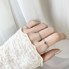 Twist layered リング SET ring bling moon