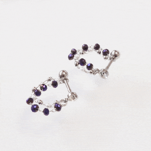 Violet Bead Cuff ピアッシング Piercing bling moon
