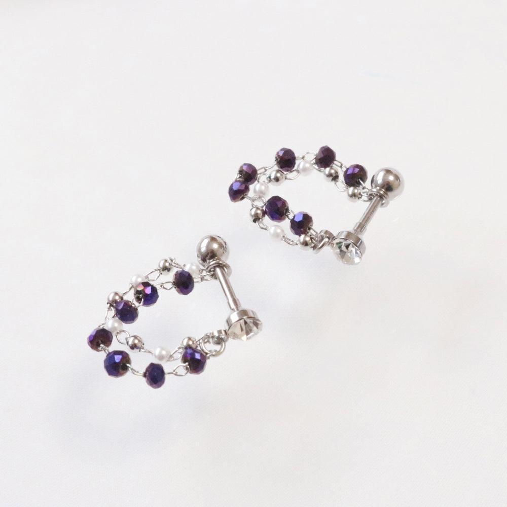 Violet Bead Cuff ピアッシング Piercing bling moon