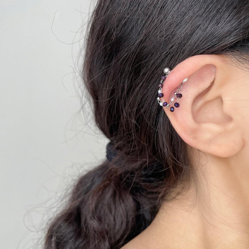 Violet Bead Cuff ピアッシング Piercing bling moon