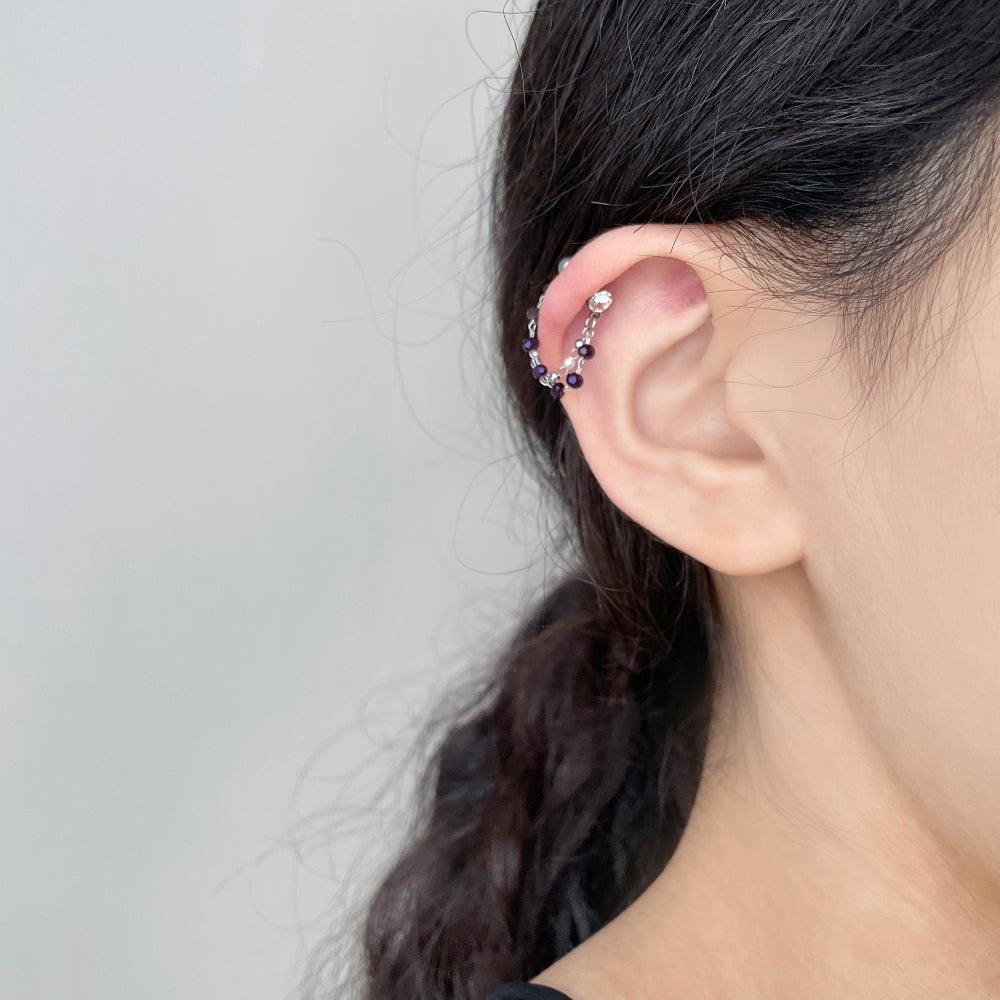 Violet Bead Cuff ピアッシング Piercing bling moon