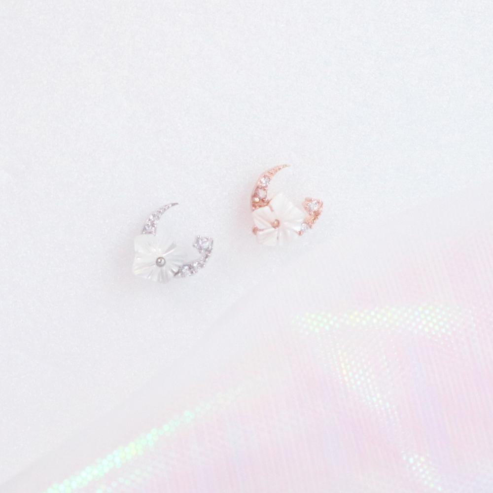 White Moon (ピアス/ピアッシング) Piercing bling moon