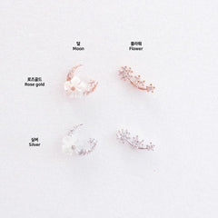 White Moon (ピアス/ピアッシング) Piercing bling moon