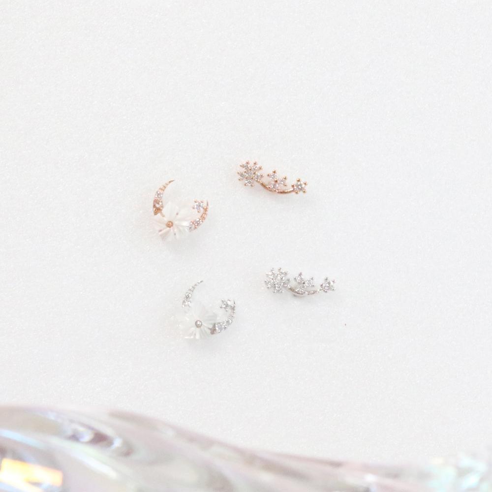 White Moon (ピアス/ピアッシング) Piercing bling moon