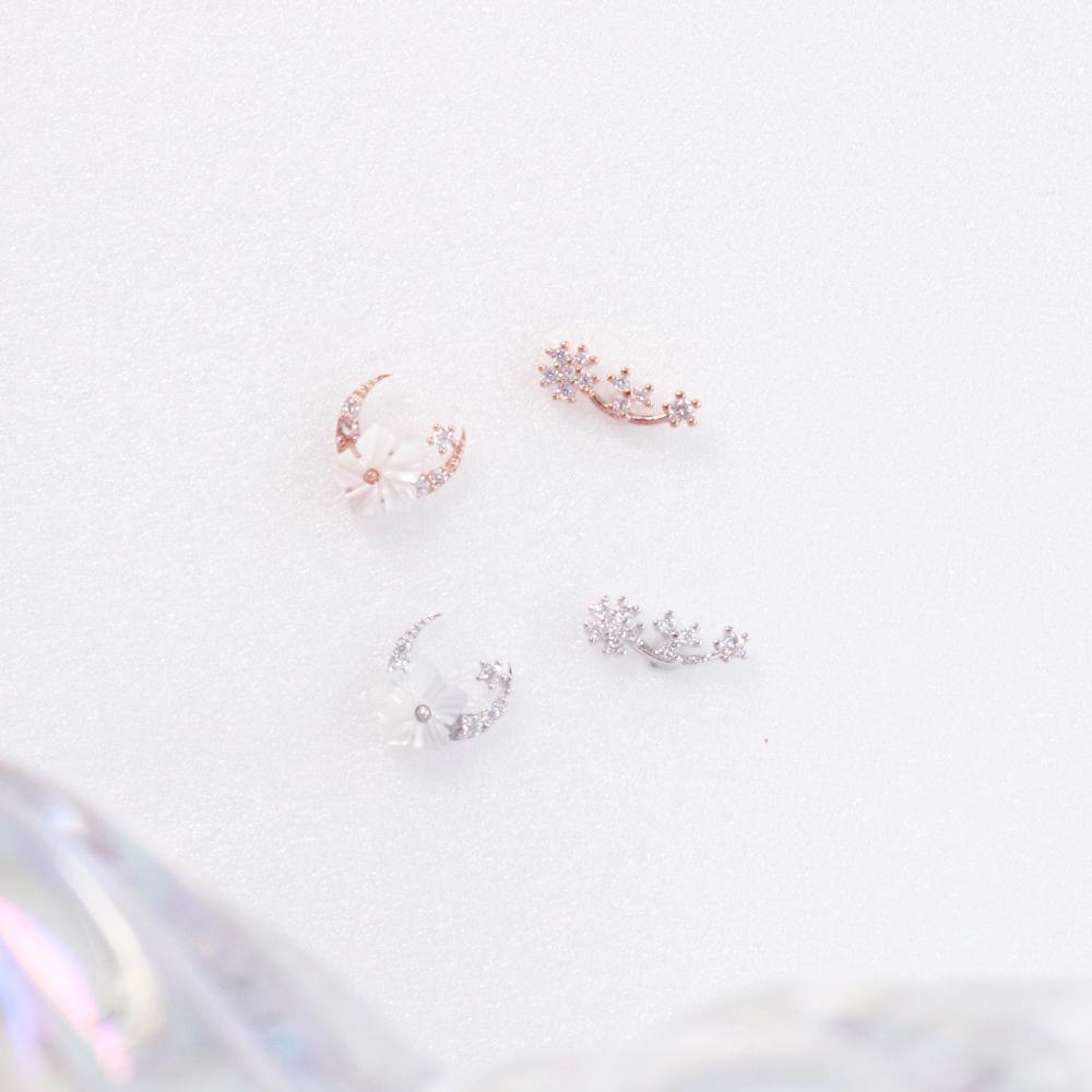 White Moon (ピアス/ピアッシング) Piercing bling moon