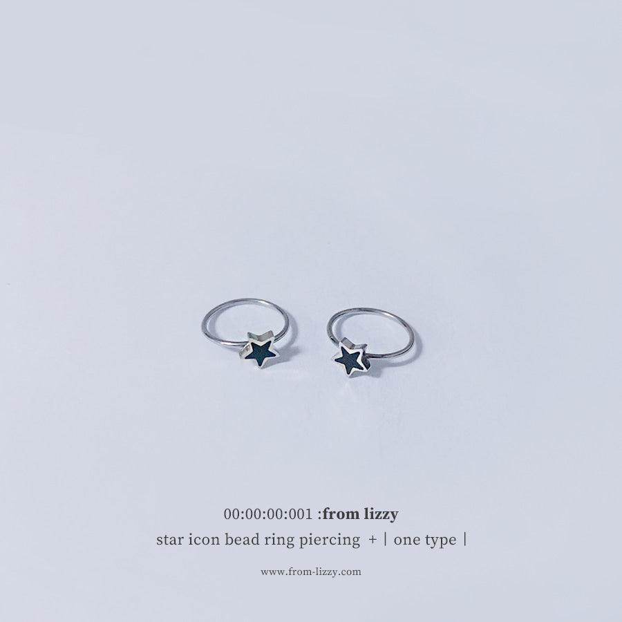 星アイコンビドリングピアス Piercing from lizzy