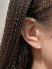 星 スター キュービックリング ミニリングピアス Earrings oh-kim