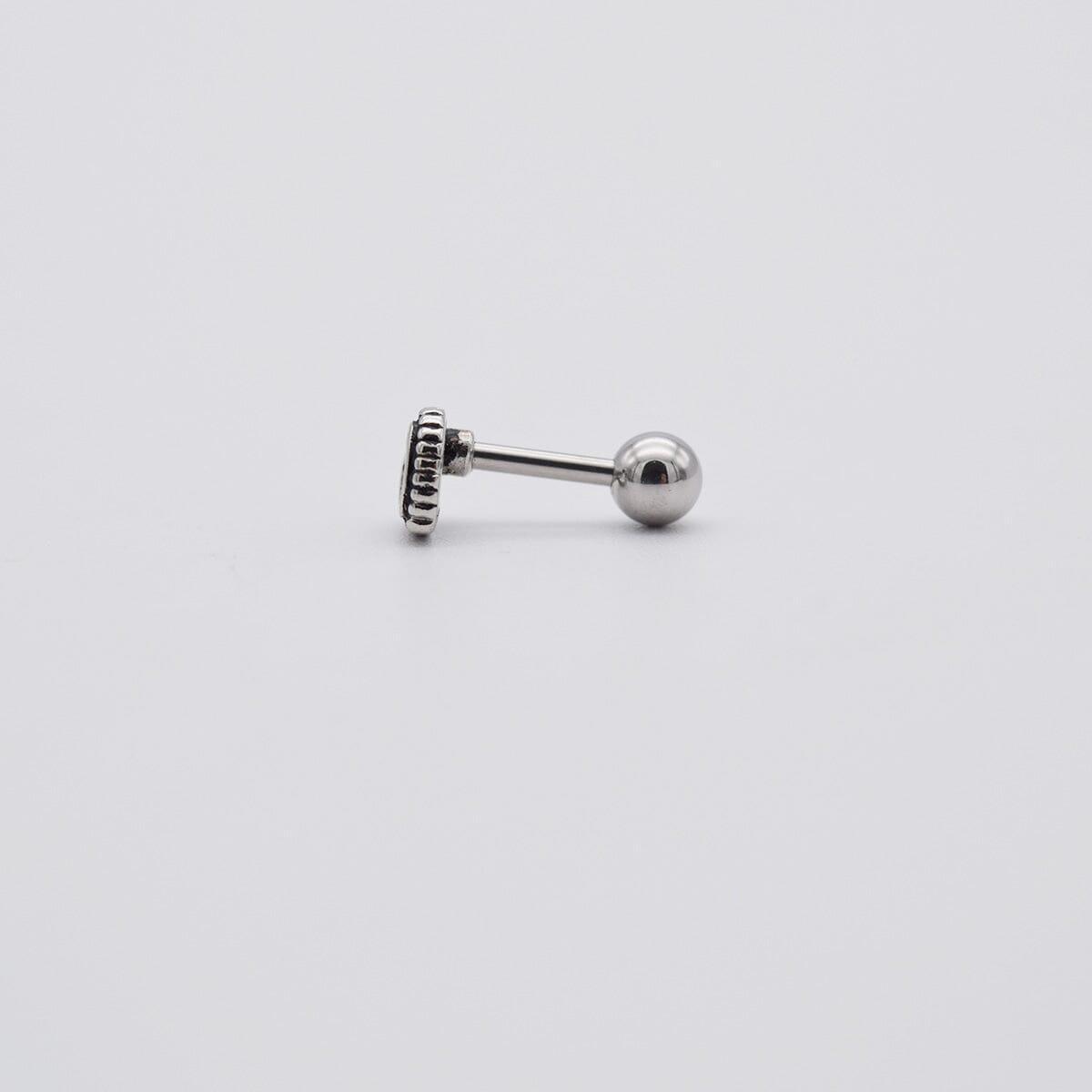 油絵ポイントハートラインピアッシング Piercing 10000won