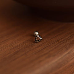 油絵ポイントハートラインピアッシング Piercing 10000won