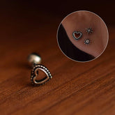 油絵ポイントハートラインピアッシング Piercing 10000won