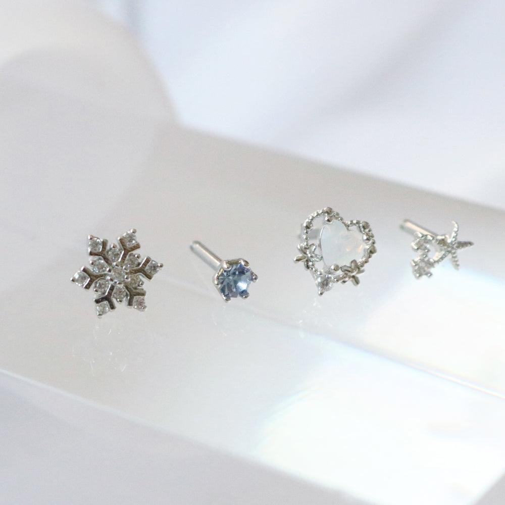 ゆきばなピアッシング(4 set) Piercing bling moon