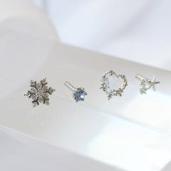 ゆきばなピアッシング(4 set) Piercing bling moon