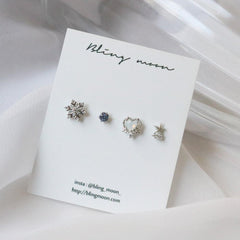 ゆきばなピアッシング(4 set) Piercing bling moon