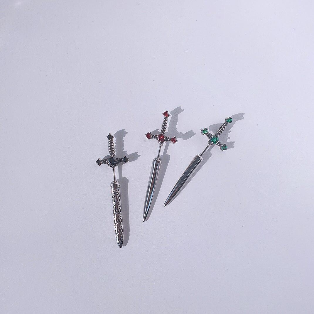 ユニーク クロス ソード ガム ピアッシング Piercing from lizzy