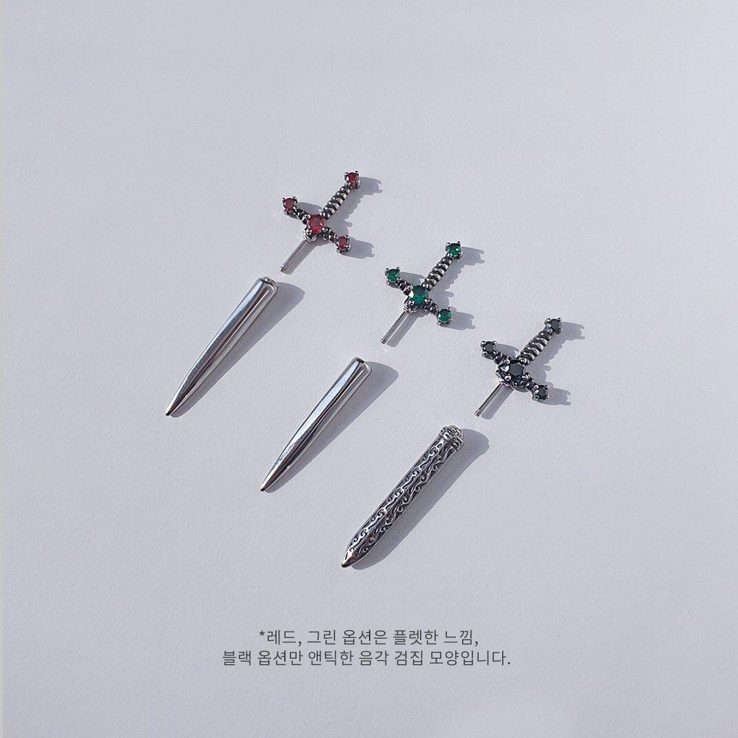 ユニーク クロス ソード ガム ピアッシング Piercing from lizzy