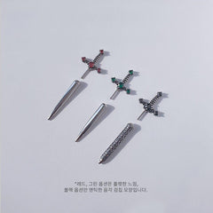 ユニーク クロス ソード ガム ピアッシング Piercing from lizzy