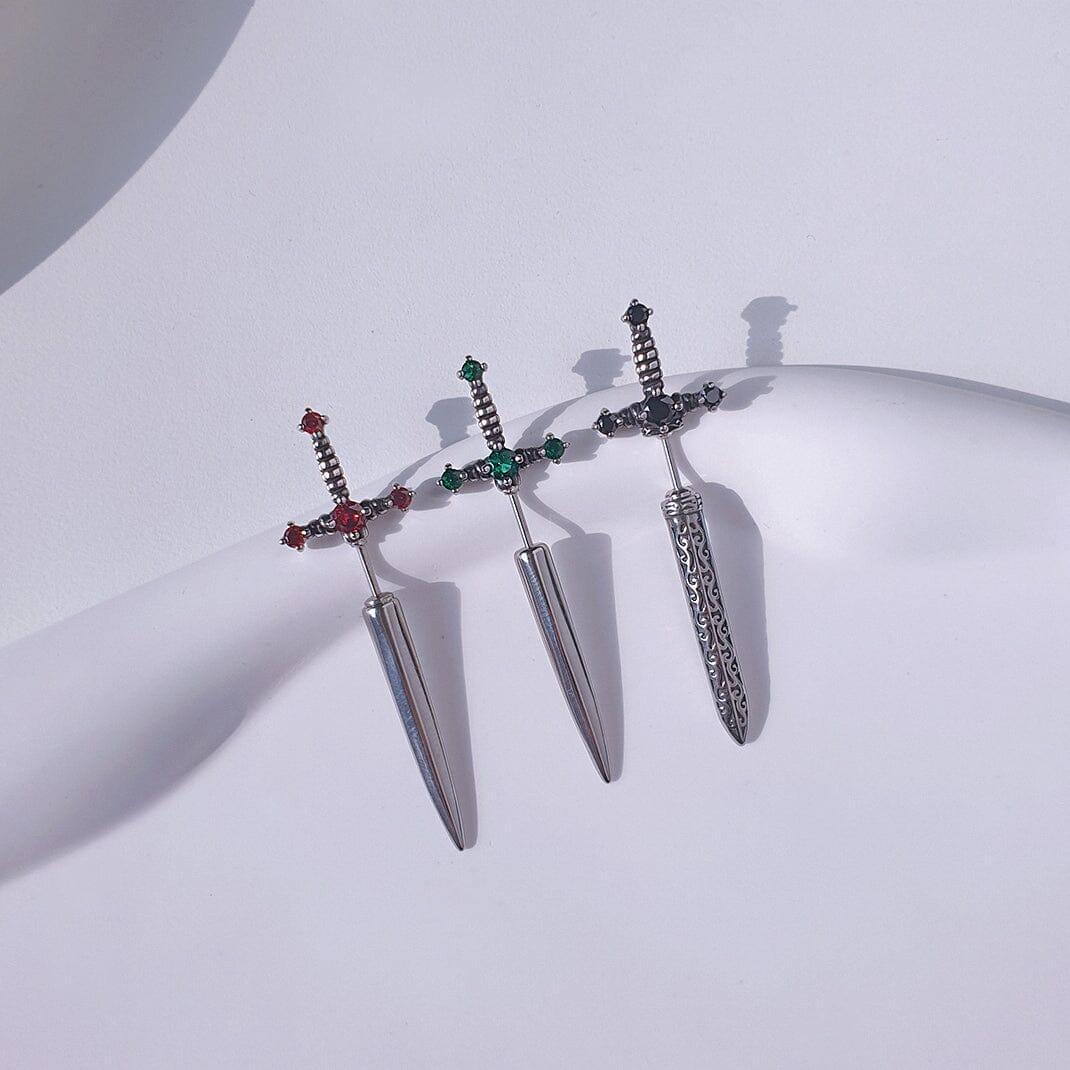 ユニーク クロス ソード ガム ピアッシング Piercing from lizzy