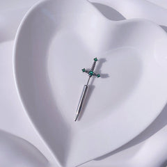 ユニーク クロス ソード ガム ピアッシング Piercing from lizzy