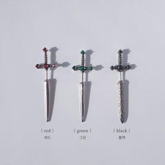 ユニーク クロス ソード ガム ピアッシング Piercing from lizzy