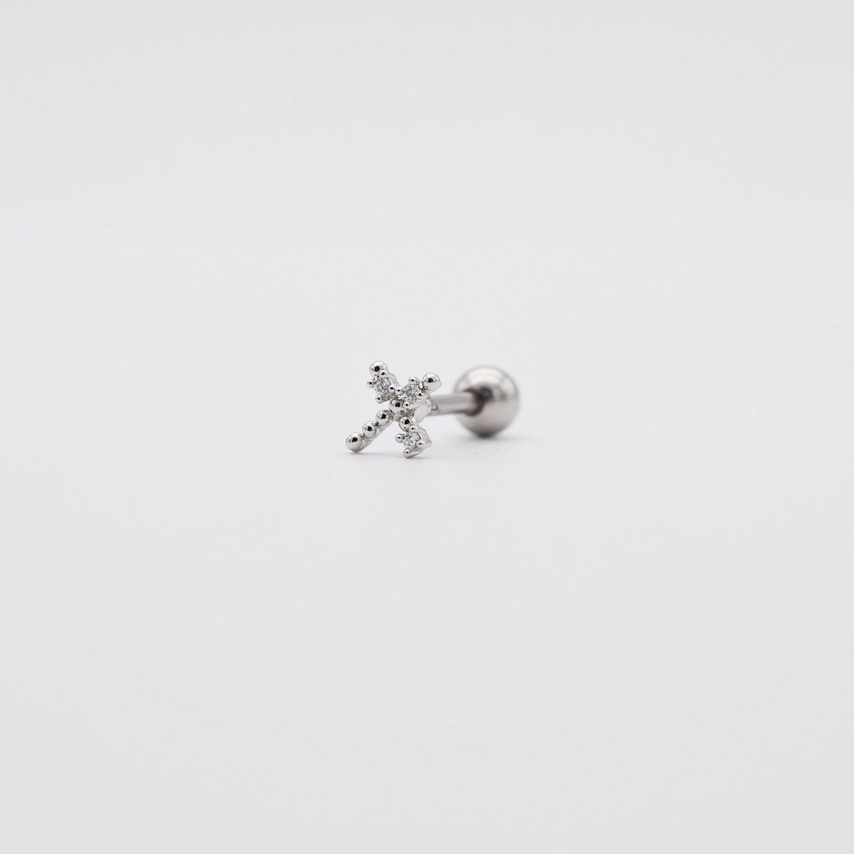 ユニークドットライン十字架 ピアッシング Piercing 10000won