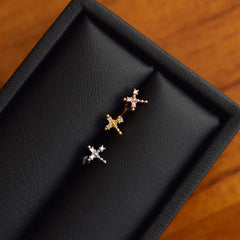 ユニークドットライン十字架 ピアッシング Piercing 10000won