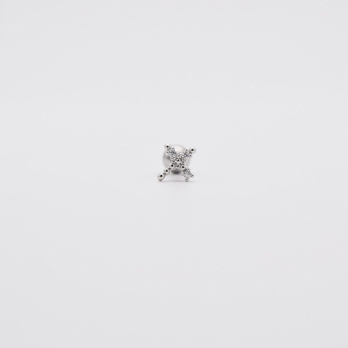 ユニークドットライン十字架 ピアッシング Piercing 10000won