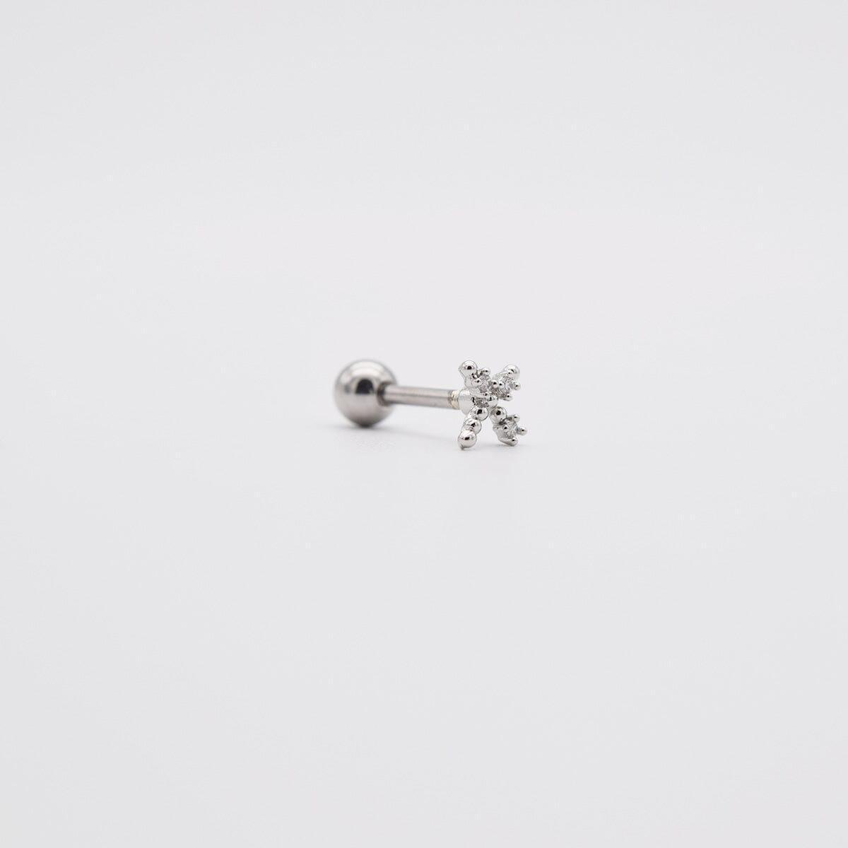 ユニークドットライン十字架 ピアッシング Piercing 10000won