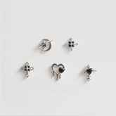 ユニットブラックピアッシング Piercing bling moon