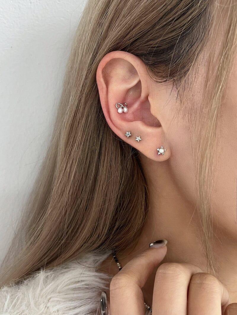 真珠 リボン チェリー・ピアッシング Piercing younglong-seoul