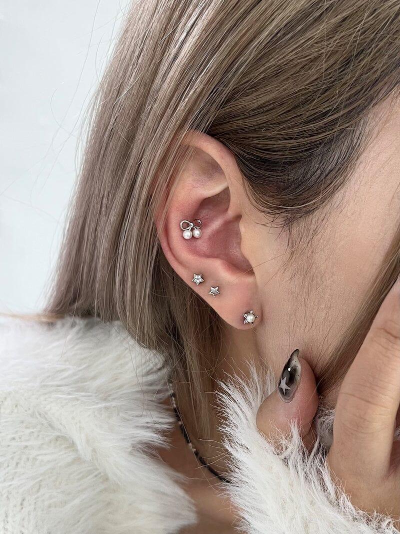 真珠 リボン チェリー・ピアッシング Piercing younglong-seoul