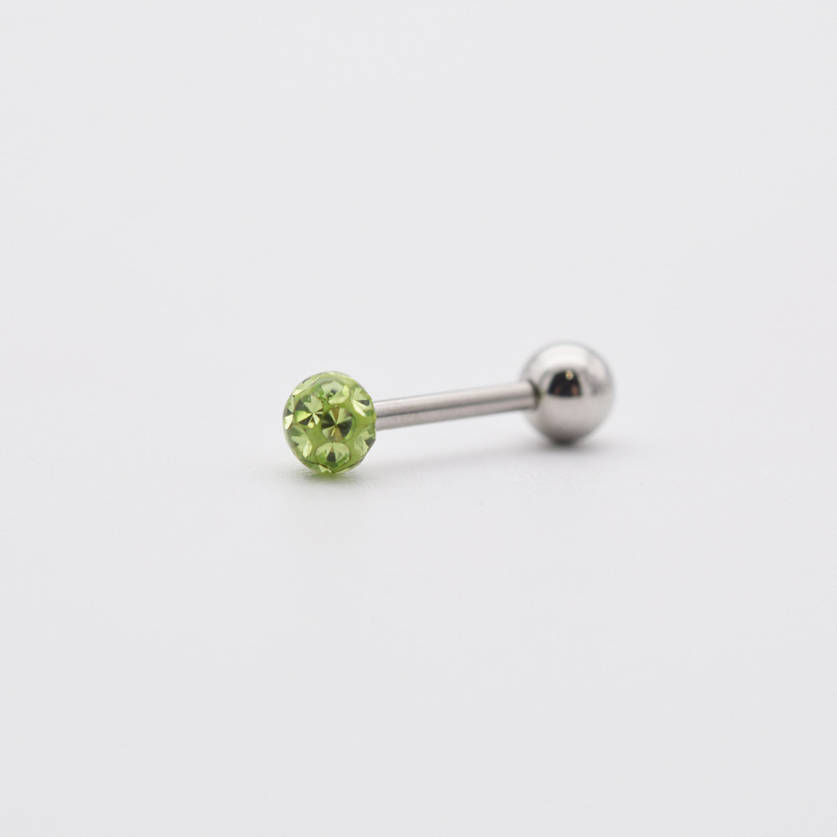 [Set of 5] [Surgical] Lucky Four Leaf Clover 16G Body Piercing Back Piercing Cartilage Piercing 