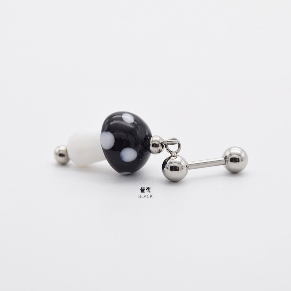 [Surgical] Mini Flow Ribbon (3 Colors) 16G Body Piercing Back Piercing Cartilage Piercing 